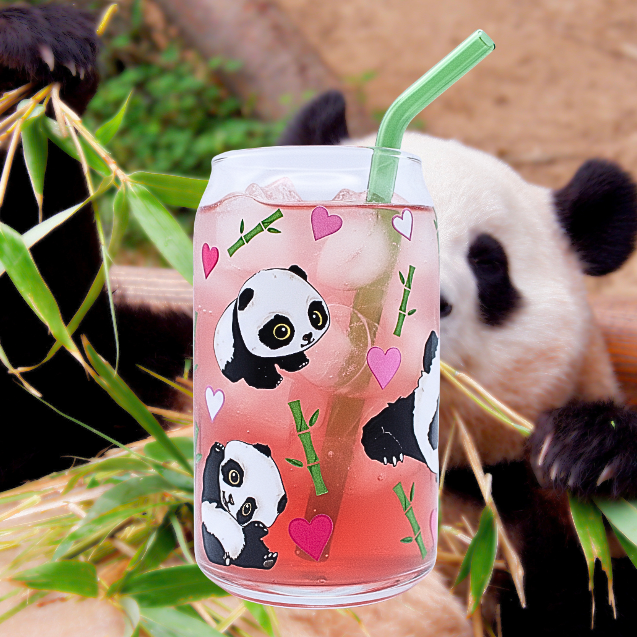 Sklenička Panda