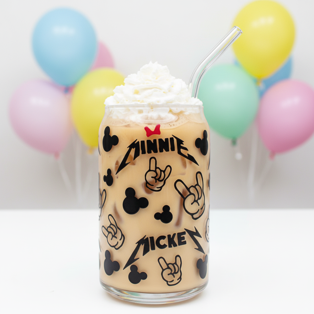 Sklenička Mickey & Minnie