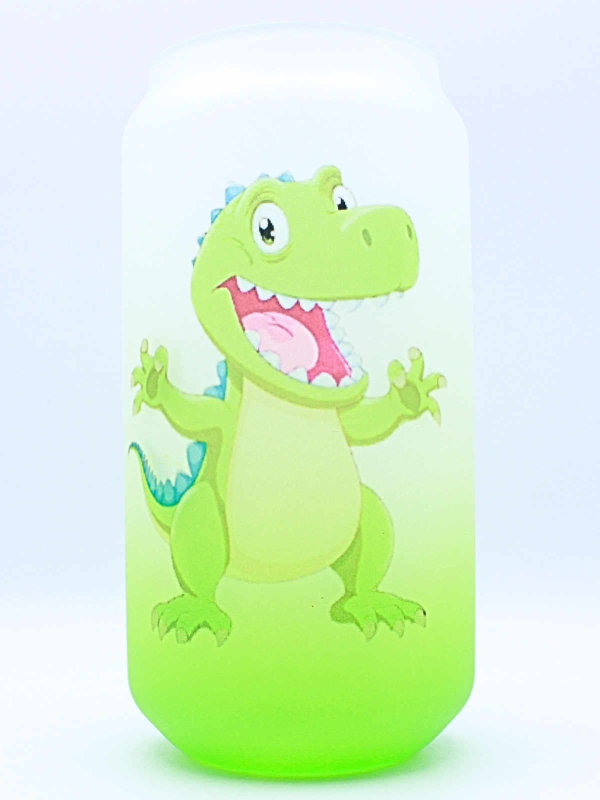Sklenička Dinosaurus_zelená