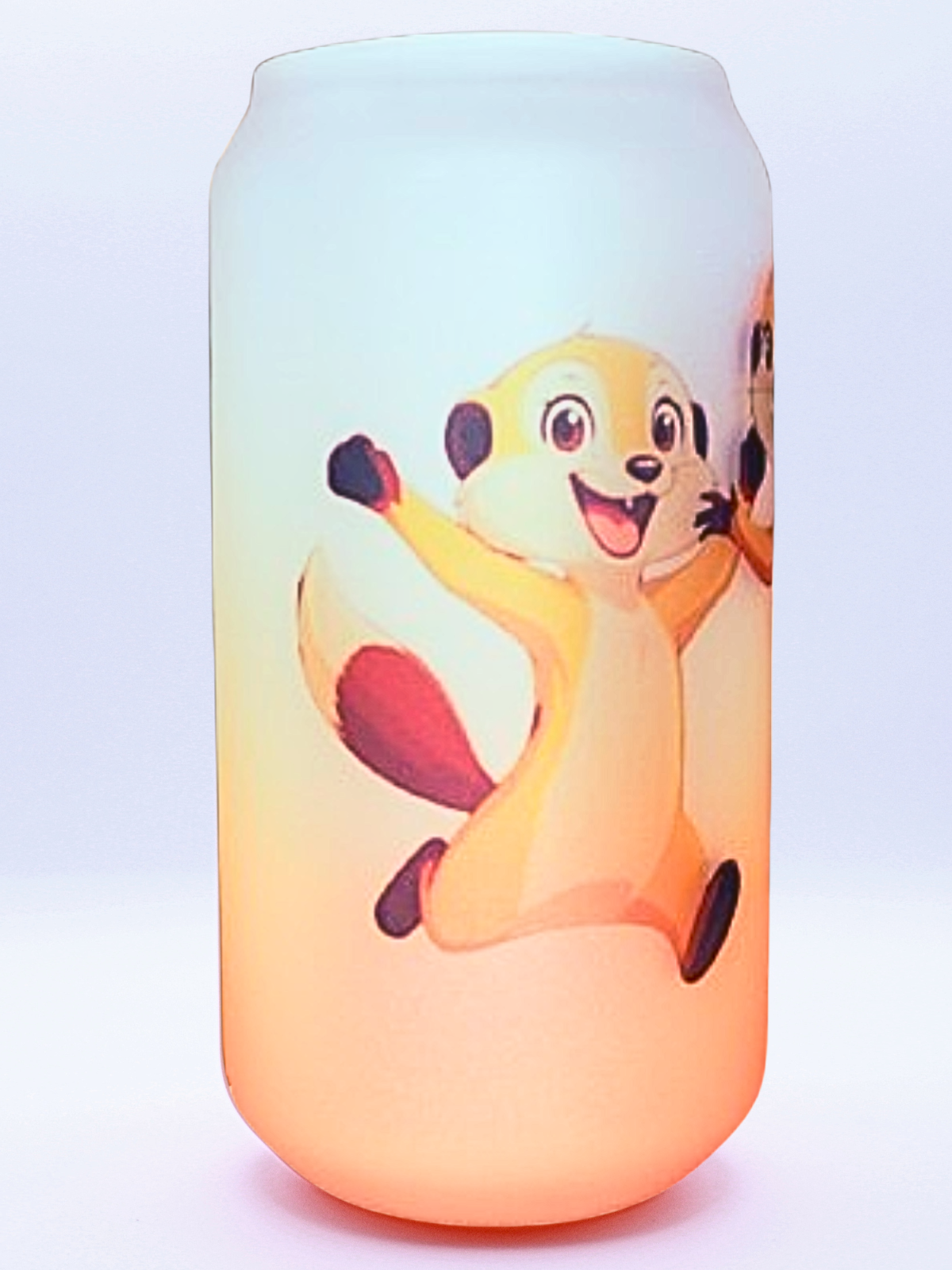 Sklenička Surikata_oranžová