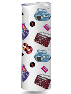 Termo kelímek Retro kazeťák