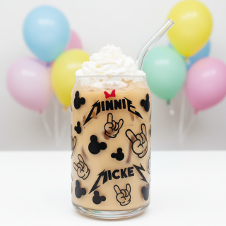 Sklenička Mickey & Minnie